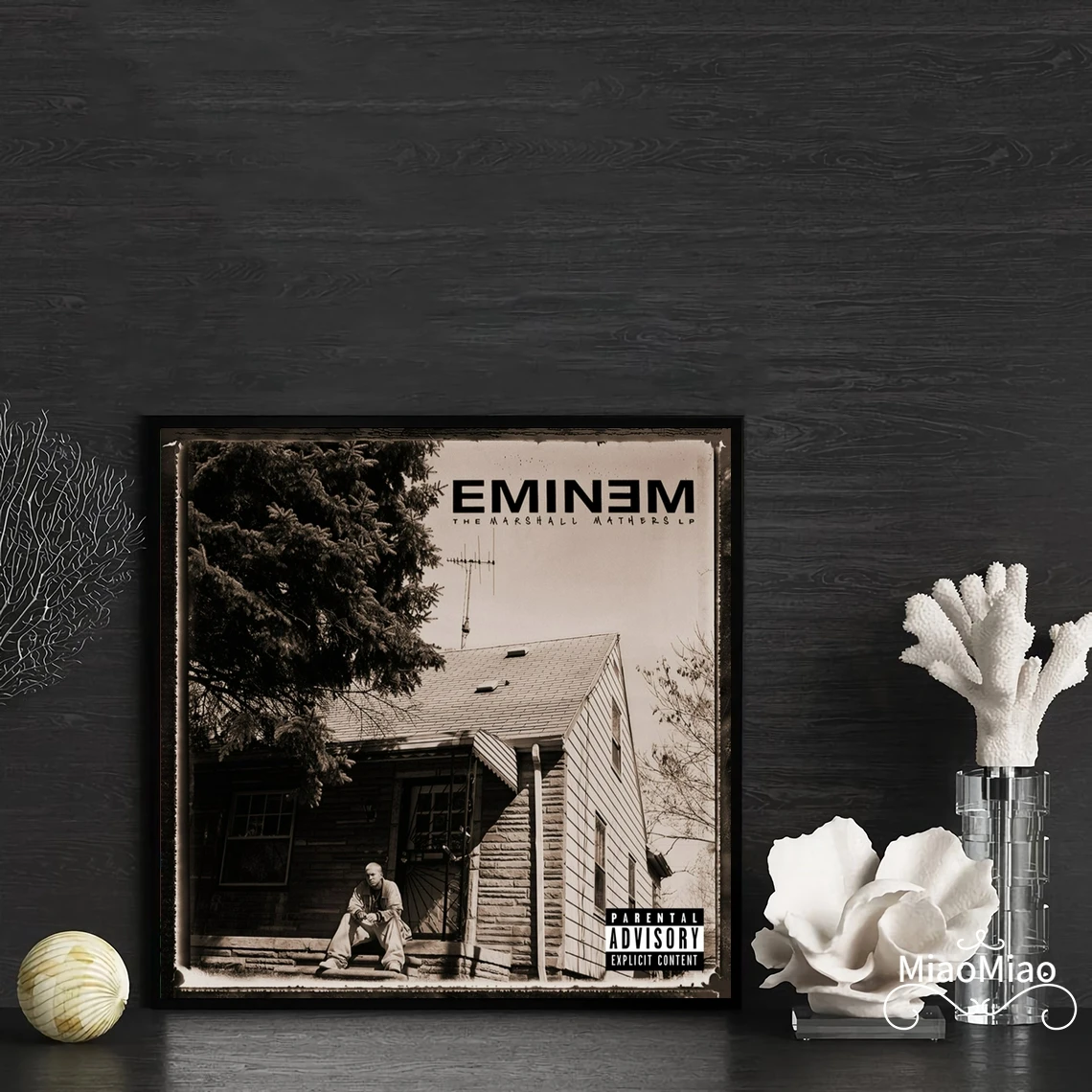 Eminem The Marshall Mathers LP Music Album Cover Poster Canvas Art Print Home Decor Wall Painting ( No Frame )