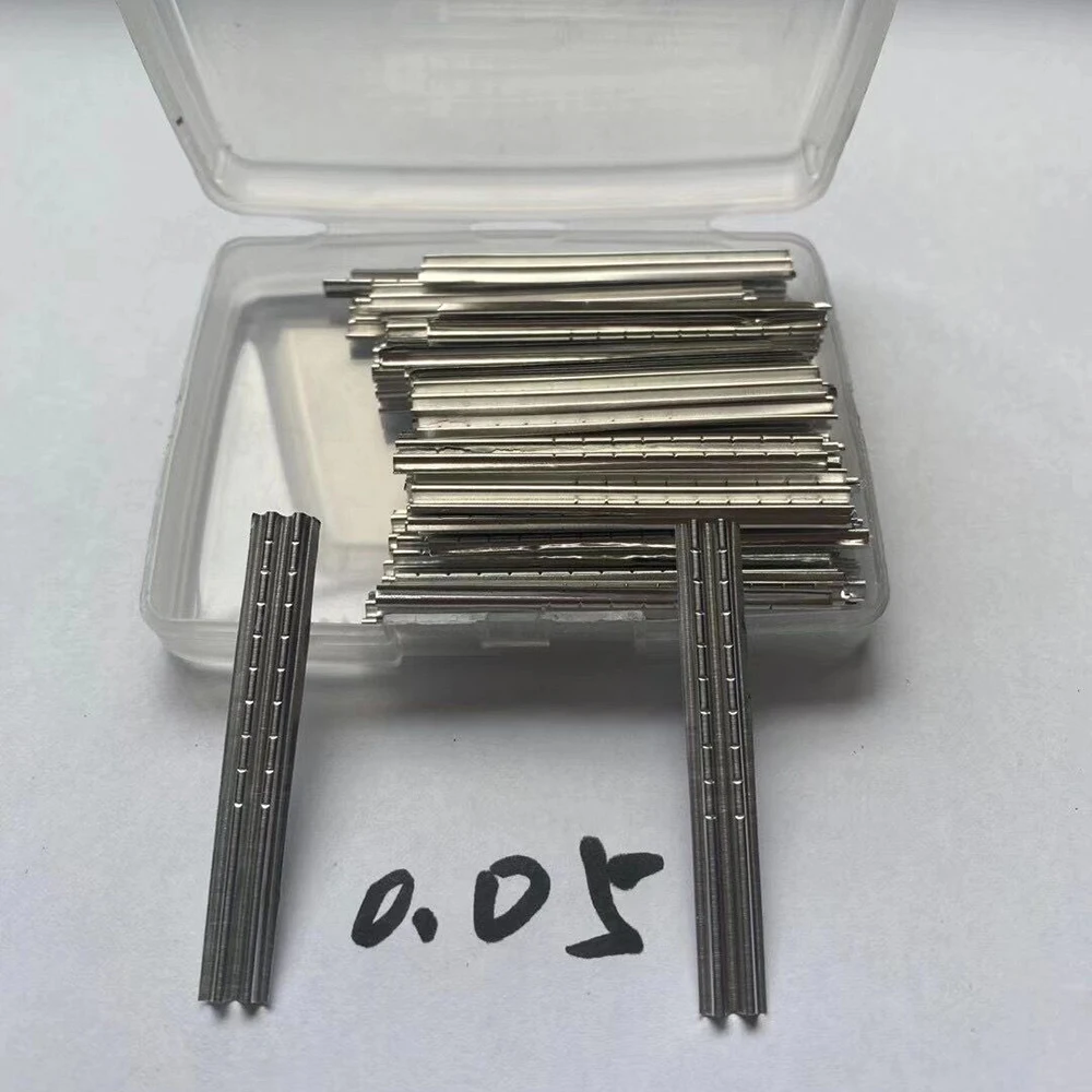 100pcs/lot Locksmith Tool Finished Tin Foil Strip Single Row Or Double Row Gold And Silver Tin Foil Key Consumable Tool