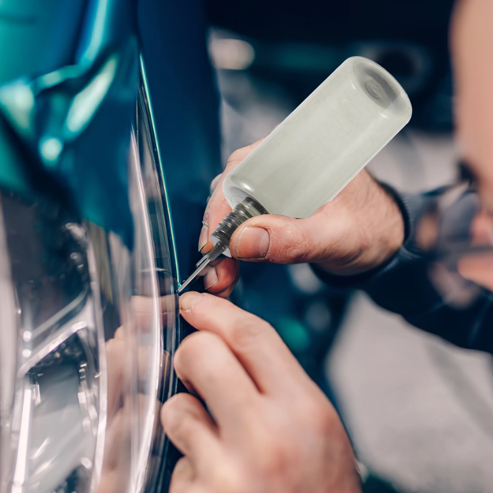 

10pcs Needle Tip Glue Bottles Lubricant Oil Squeeze Applicator For Sewing Machines Tools Appliances Needle Oilers Precision