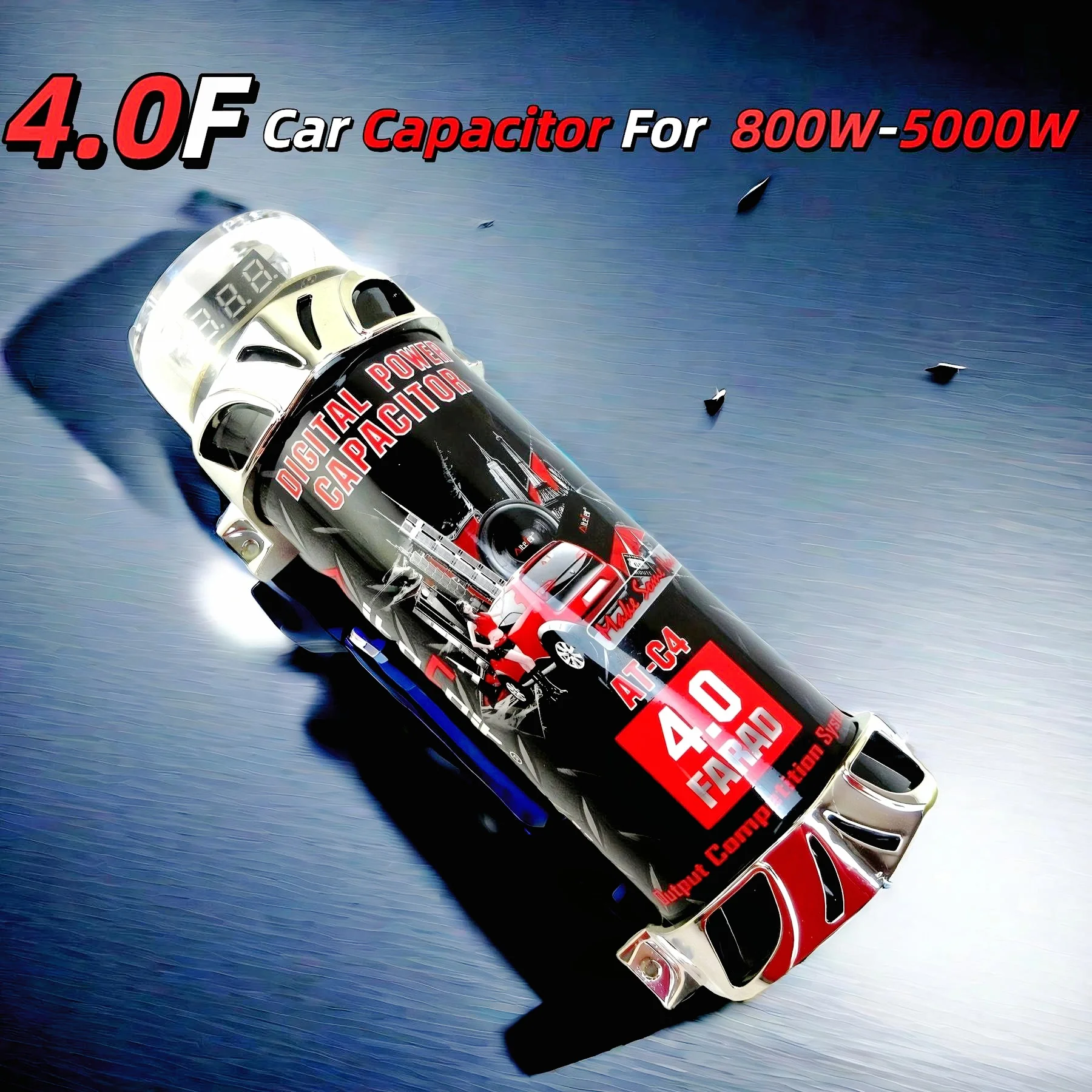 40-farad-car-audio-power-capacitor-led-voltage-display-800w-5000w-voltage-stabilizer-for-subwoofer-amplifier