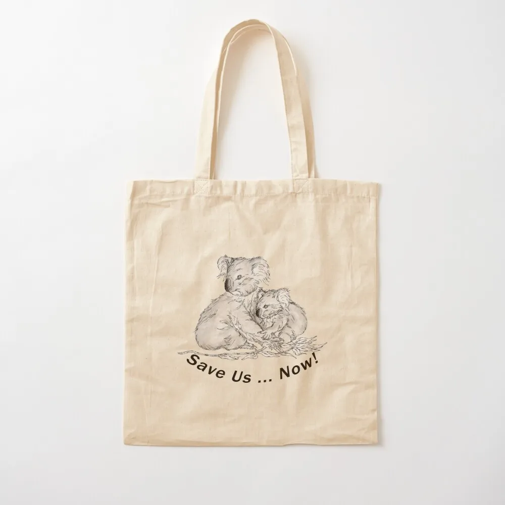 

Save the Koala Tote Bag shopping bags foldable university shopper bag shopper bag women