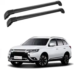 2Pcs Roof Rail Rack Cross Bar Crossbar Fits for Mitsubishi Outlander 2013-2021