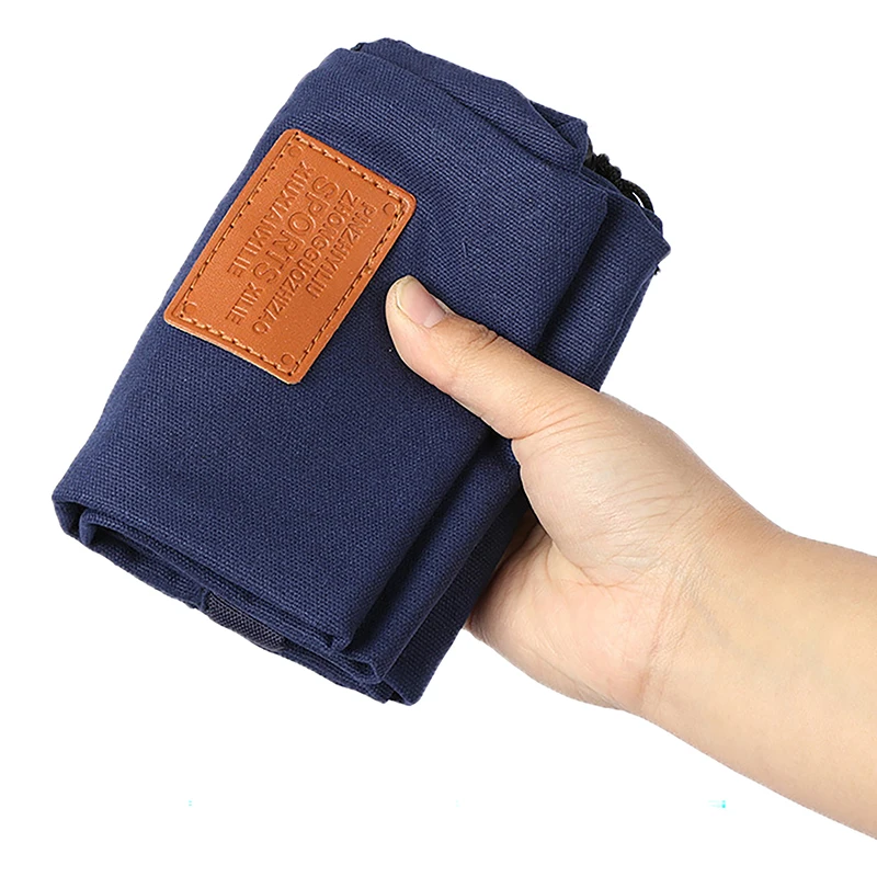 Bolsa de caña de pescar portátil plegable de gran capacidad, bolsa de paraguas de pesca, bolsa de lona gruesa, accesorios de equipo de pesca