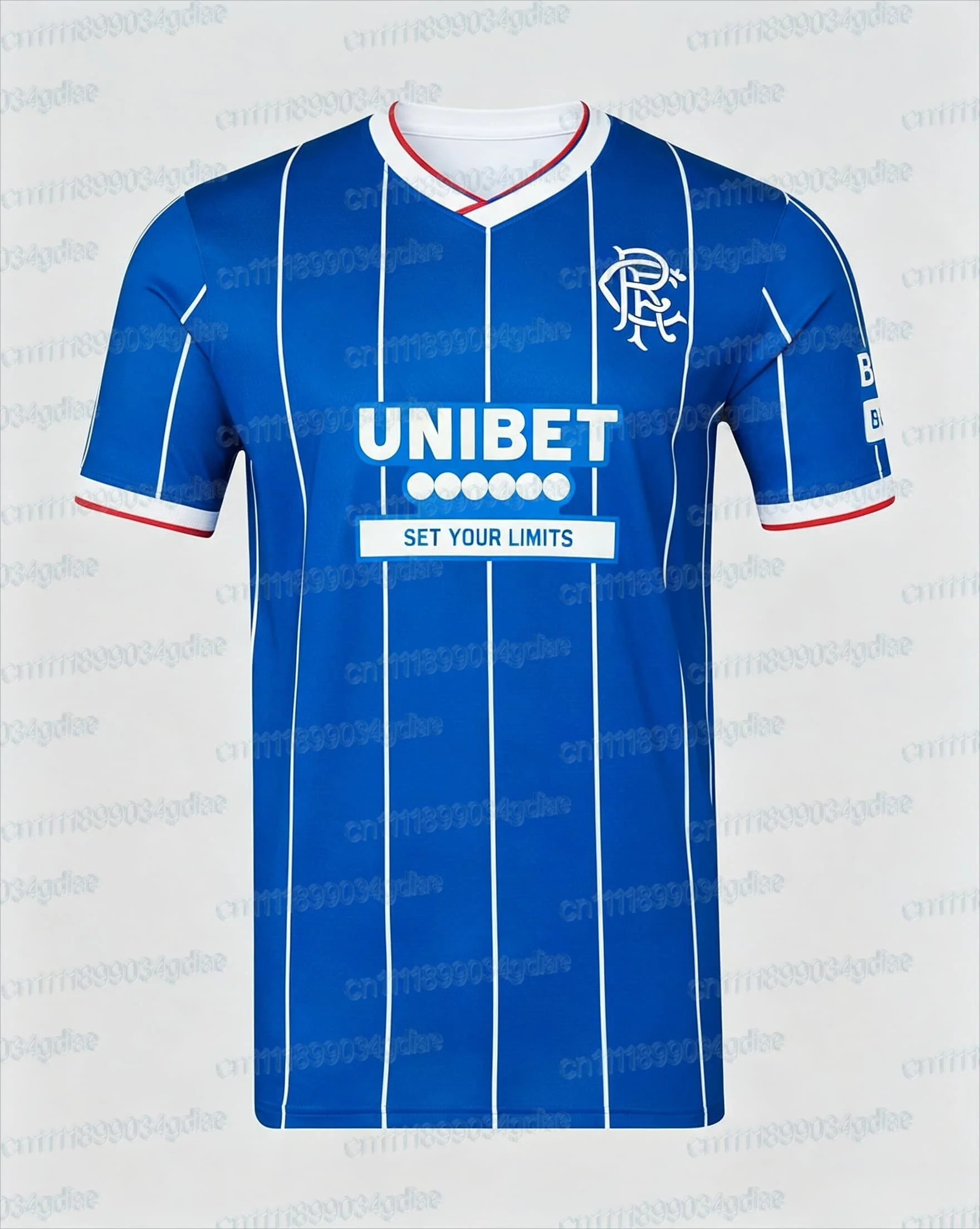 2026-2027 Glasgow Rangers Fußballtrikot Herren Sommer 3D-Druck Sport Fußball T-Shirt Schnelltrocknend Unisex Trikot Familien-Set – Detail 7