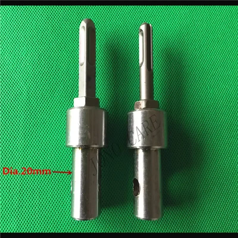 SDS Plus 4 Slots Square Round Hammer Drill Adapter Connector for Earth Auger Drill Bit