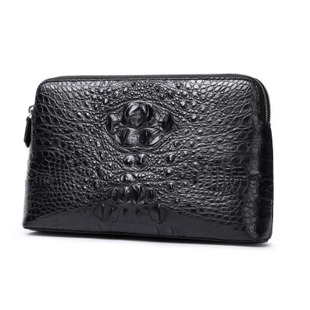 xingmengda male  Hand bagnew  crocodile leather  large capacity  business  Combination lock  male  Hand caught men clutch bag