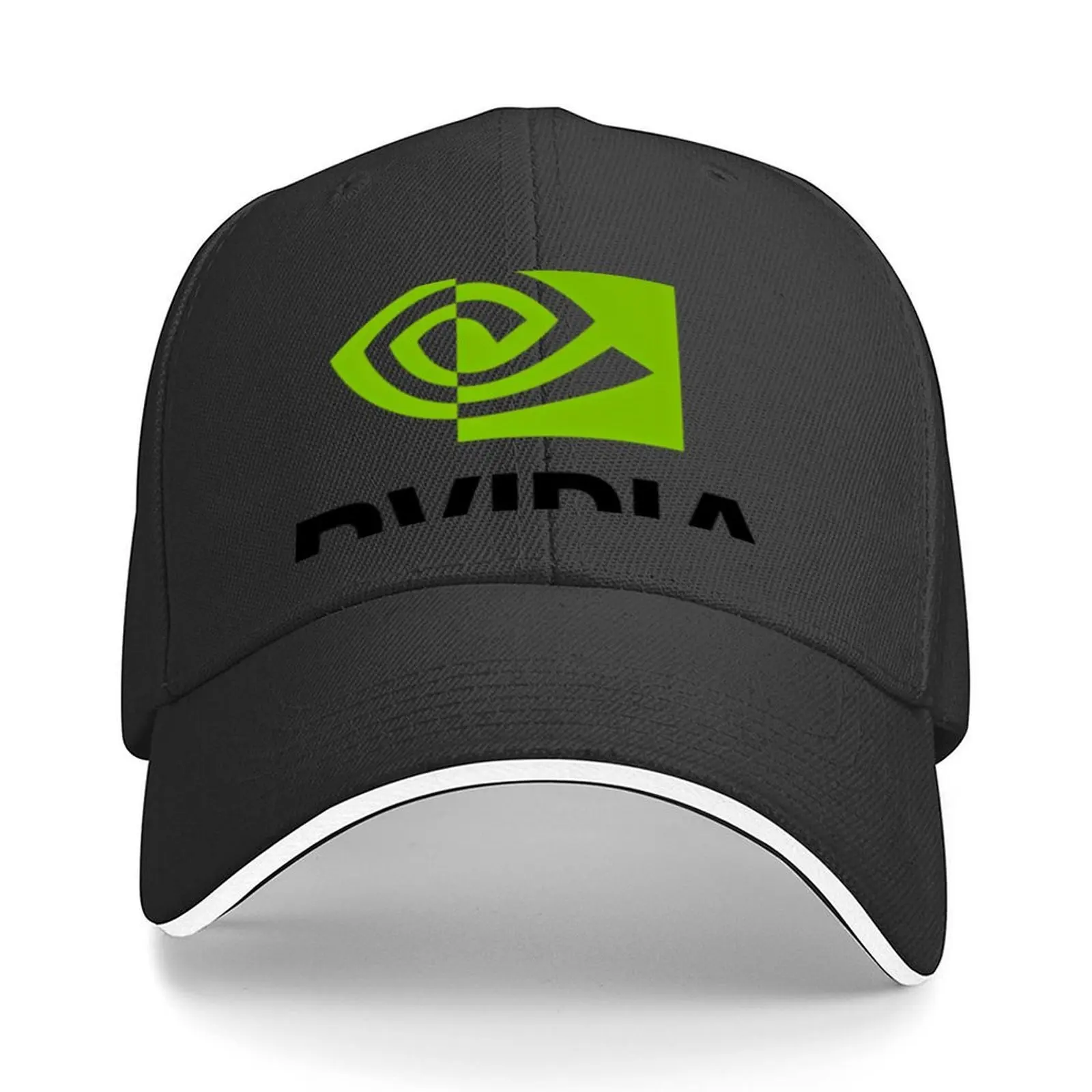 

Бейсбольная кепка с логотипом Nvidia, джентльменская шляпа, мужская шляпа большого размера, летняя мужская и женская шляпа