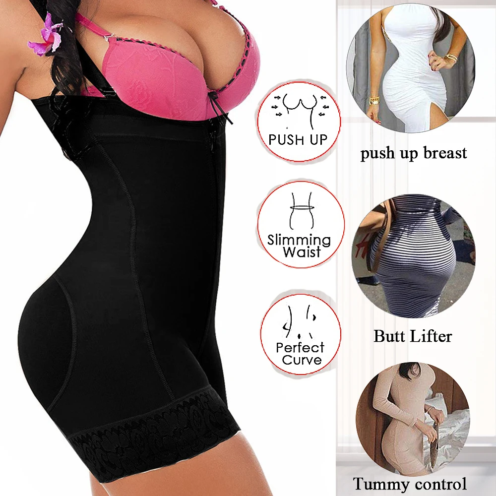 Colombianas Women's Flat Belly Sheathing Panties Reducing Girdles Waist Trainer Body Shaper Tummy Belts for Women Slim Shapewear