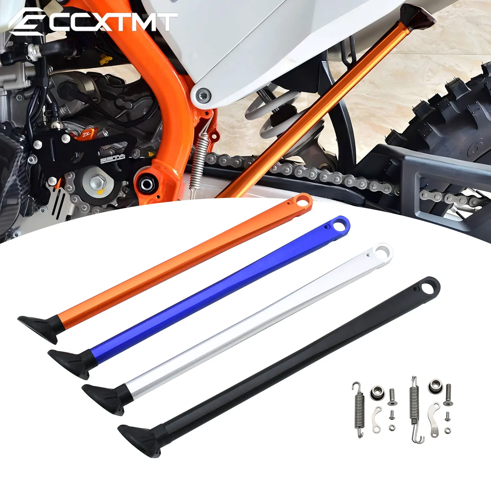 CNC Kickstand Side Stand Kickstand Spring For KTM XC XCF SX SXF XCFW XCW EXC EXCF TPI 150 200 250 300 350 400 450 500 2008-2022