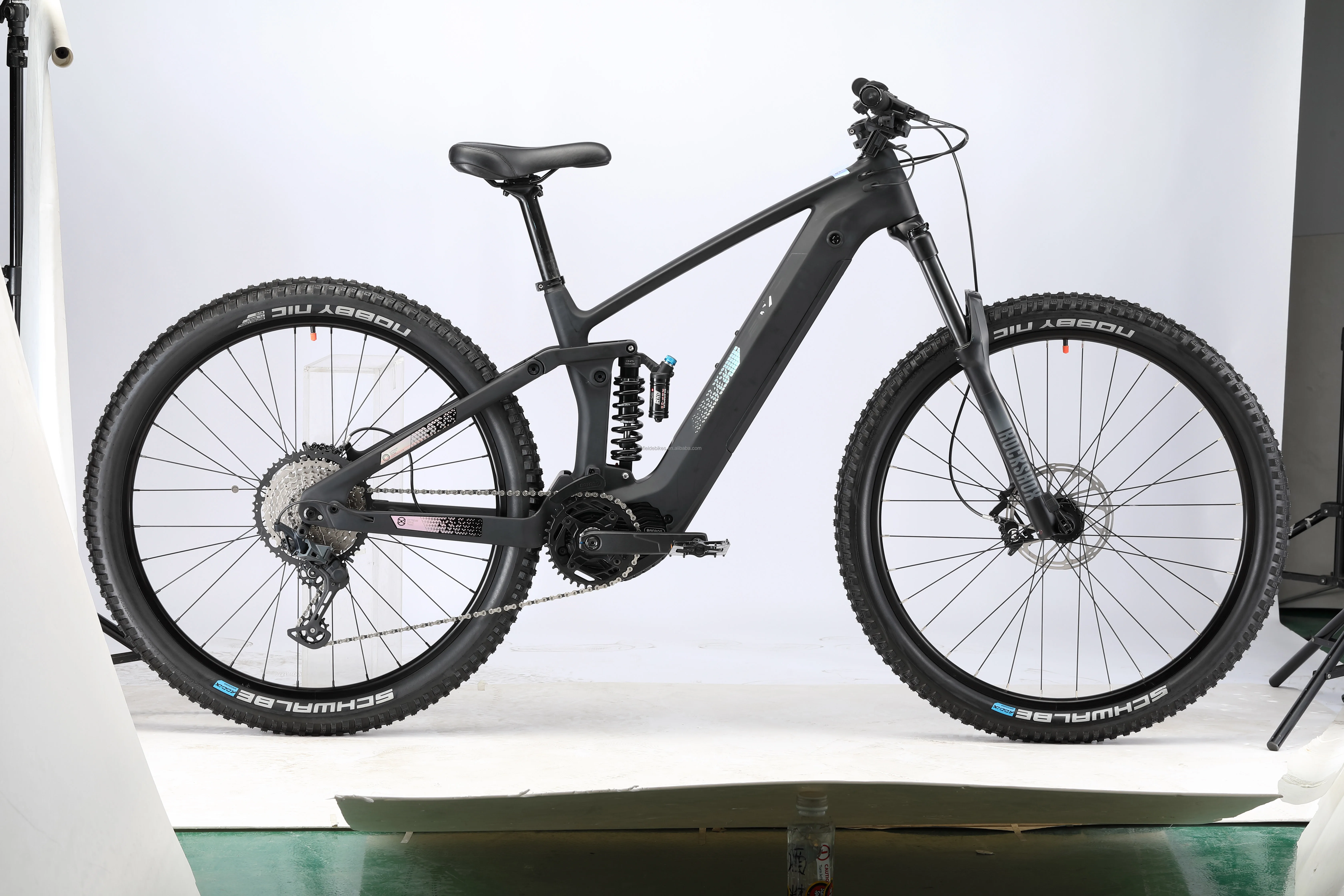 Karbon EMTB Carbon Fiber Frame Bafang M510 M560 M600 Mid Motor Hidden Down Tube Battery Ebike Full Suspension AM 29ER Frame