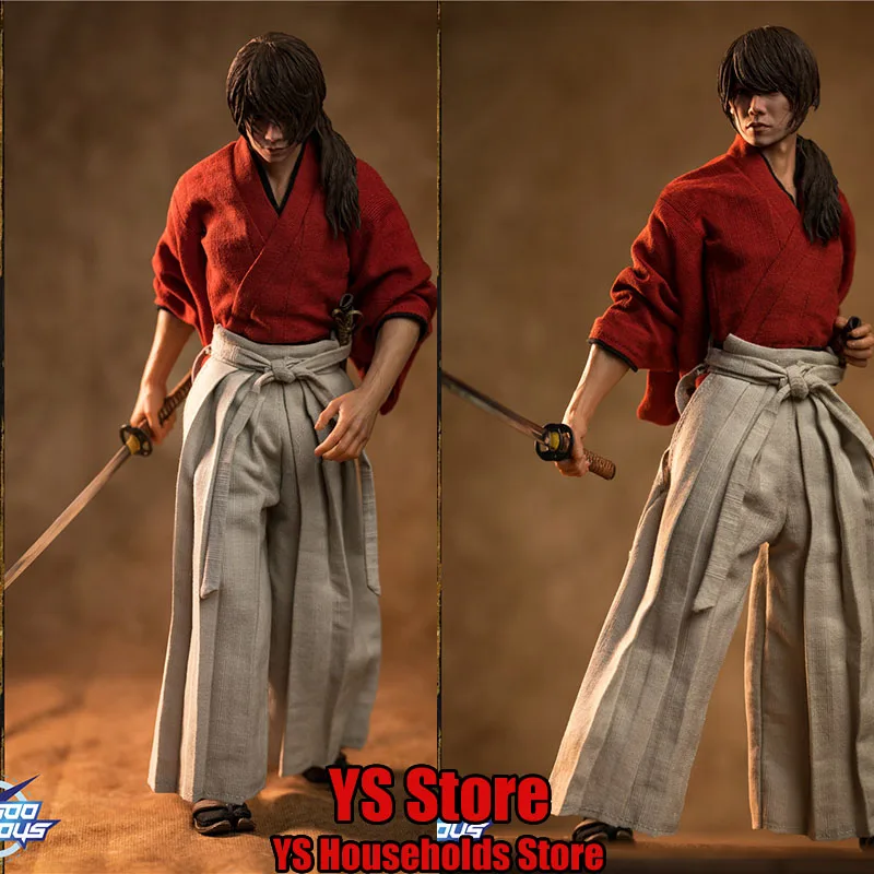 

Soosootoys SST046 1/6 KENSHIN Collectible Man Action Figure Japanese Samurai Simulation 12" Full Set Model Toys Best Collection