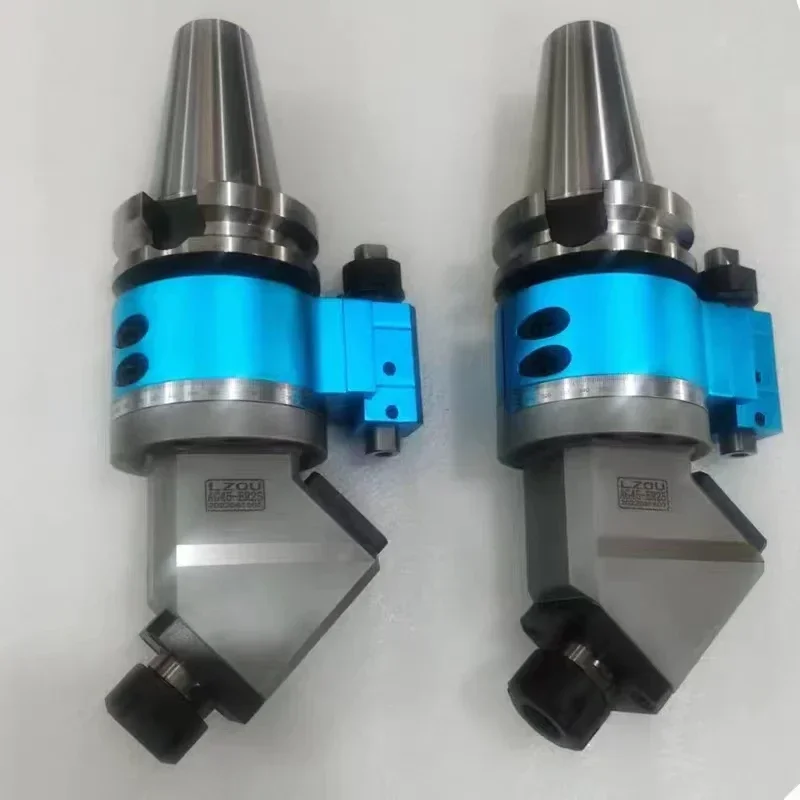 رأس طحن زاوية CNC رأس زاوية 45 درجة BT40 BT50 ساق جانبية مائلة