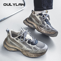 2024 New Men Sneakers Mesh Breathable Outdoor Running Shoes Fashion Casual Shoes Lightweight Comfortable Male Sport Shoes