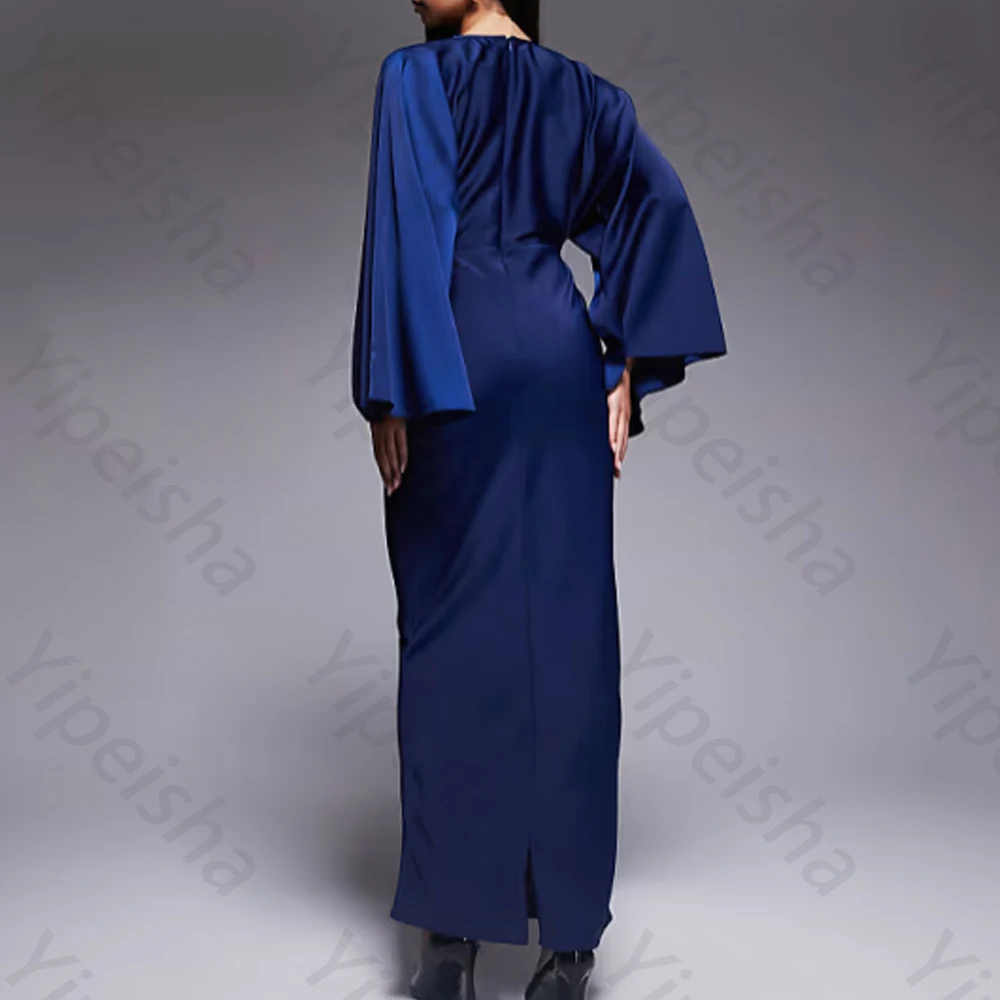 Sexy A-Linie Abendkleider mit langen Ärmeln, elegantes Promi-langes Kleid, exquisite, hochwertige Abschlussball-Party-Kleider für Frauen, individuell gestaltet