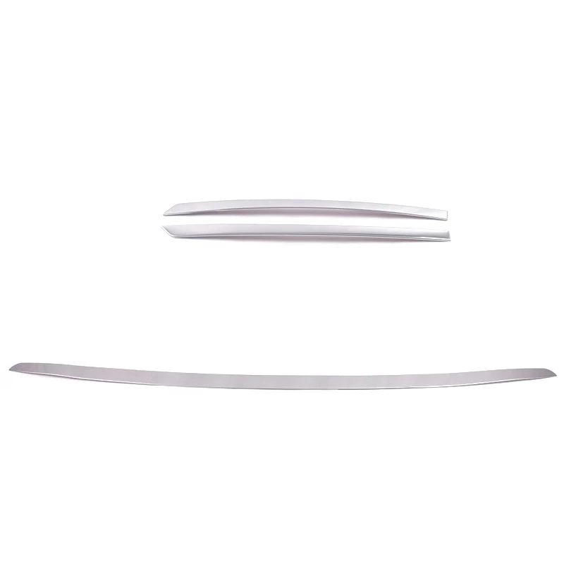 For Toyota Sienna XL40 2021 2022 Stainless Steel Rear Bumper Corner Cover Trunks Tail Door Strips Garnish Trims Car Accessories