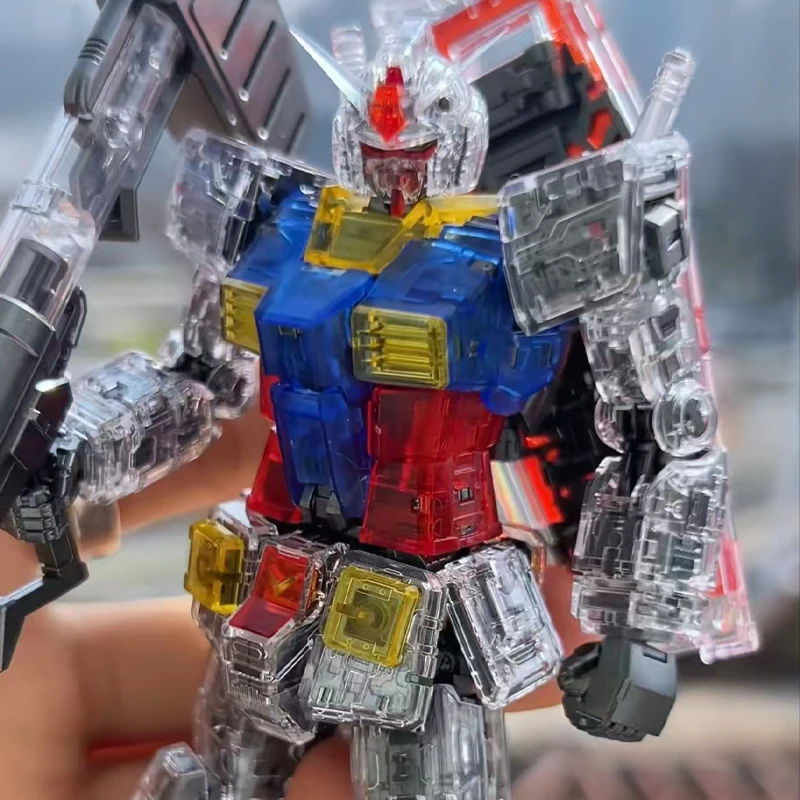 

New CHANGLONG 1/144 RG RX-78-2 2.0 transparent Assembly Model Kits Plastic skeleton Kits Anime Action Figure Robot Plastic Model