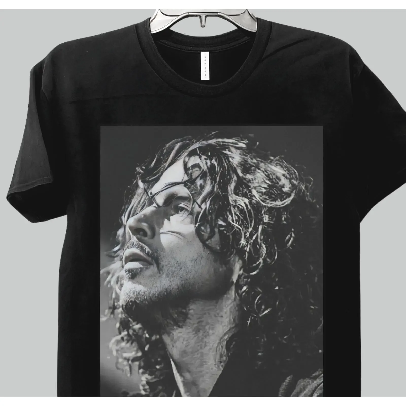 Chris Cornell T Shirt 90s Vintage Rock Band vintage Washed Soft designer clothes Stylish graphic homme Versatile Comfortable