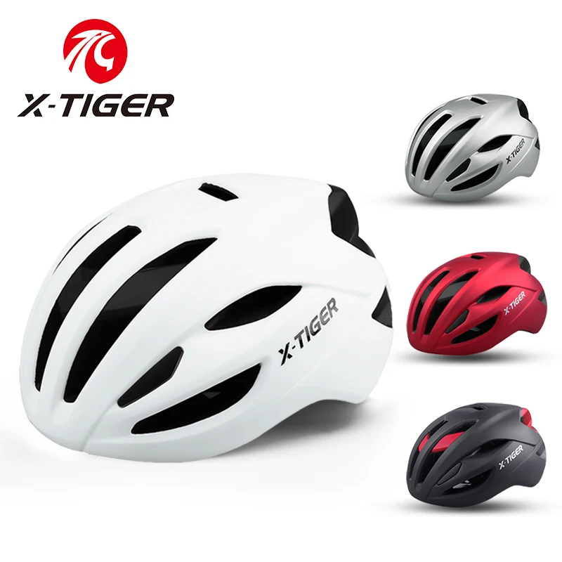 

X-TIGER Lightweight Helmets for Adults Adjustable 58-61cm Bicycle Helmet MTB Mountain Racing Riding Cycling Helmet 27*15cm