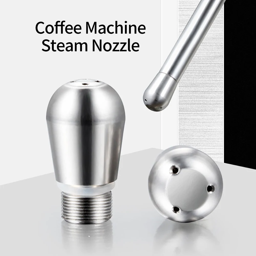 Ugello per vapore per macchina da caffè in acciaio inossidabile da 1 pz. Ugello per vapore per caffè a tre fori/quattro fori in acciaio inossidabile