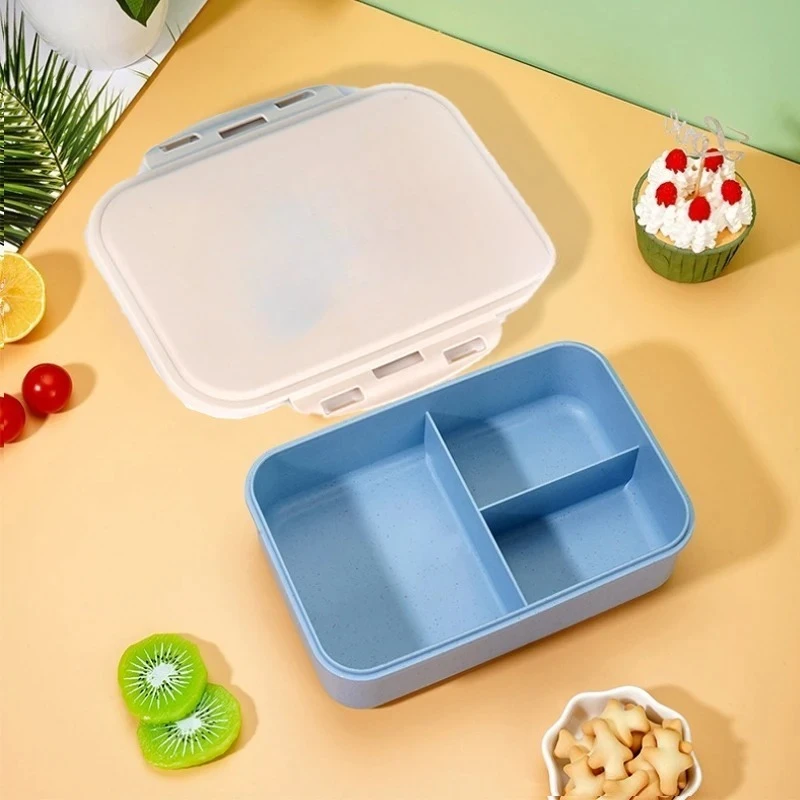 

Lunch Box 26 Letters Girls Boys Portable Bento Box Fashion Food Container Divided Microwave Safe Toast Boxes