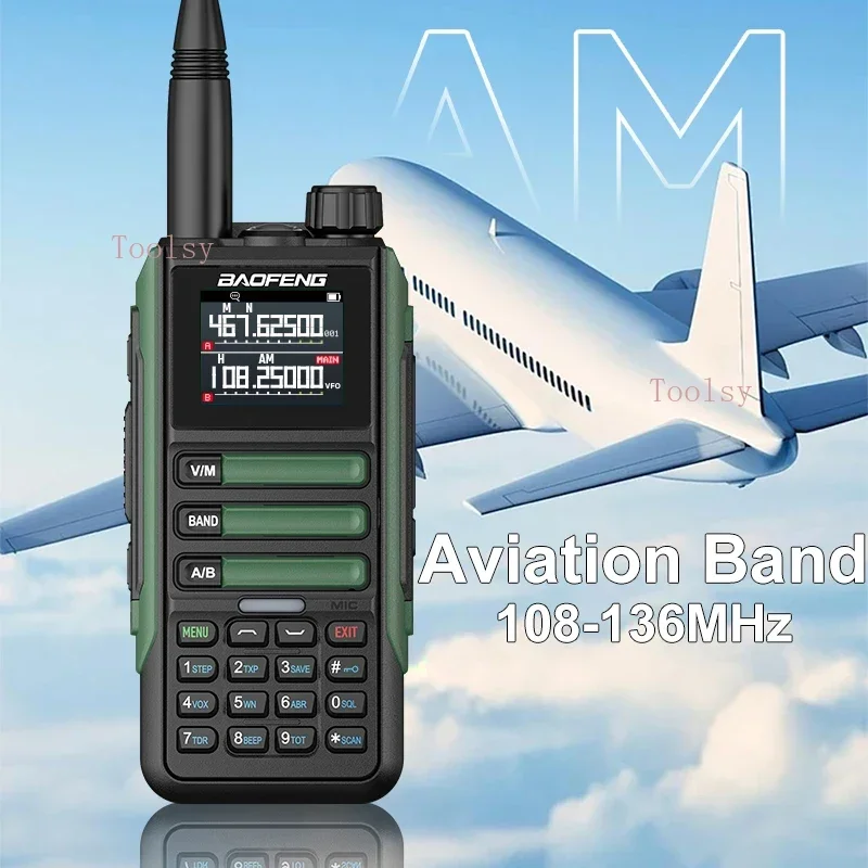 2 حزمة ترقية Baofeng UV16M V2 اسلكية تخاطب 15 واط قدرة عالية AM FM 2-Way راديو كامل النطاق LCD تردد نسخة NOAA تقليل الضوضاء #3