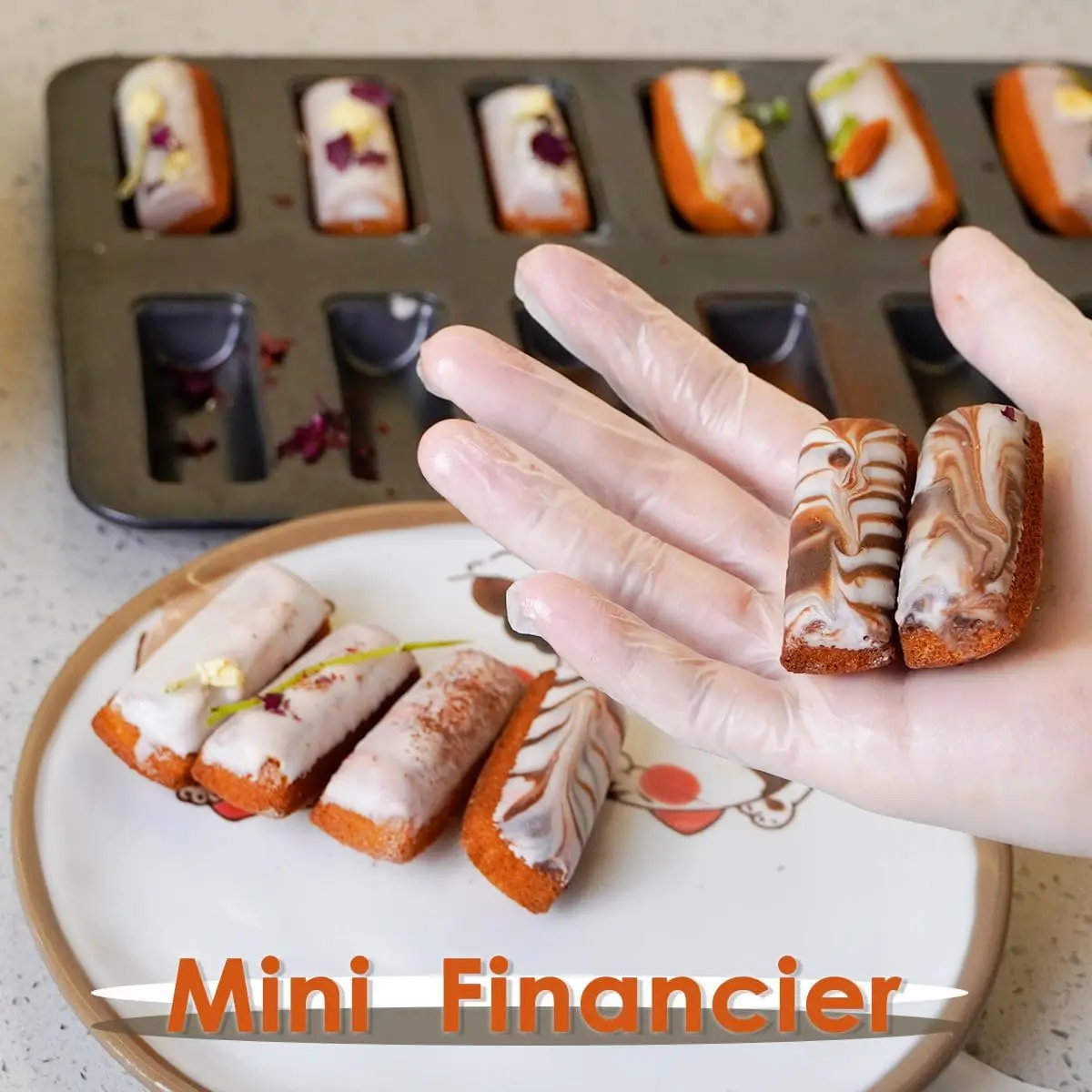 

Mini Carbon Steel Financier Cake Baking Mold 6/12 Cavity Madeleine Baking Tray Muffin Dessert Pastry Pan Kitchen Baking Supplies