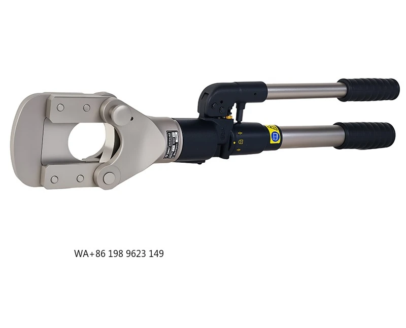11T Portable Manual Hydraulic Wire Rope Cutter 70MPa Alloy Steel Handheld Cable Cutting Tool HTC-55A Industrial Grade Heavy Duty