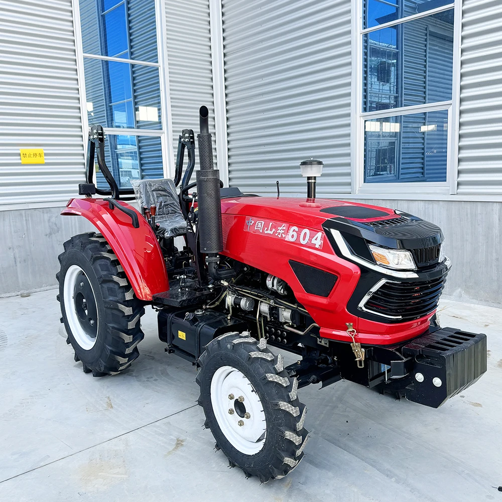 50HP 4WD Compact Tractor Tractors Agricolas Mini Tractor With Cabin Heater Crawler Tractor