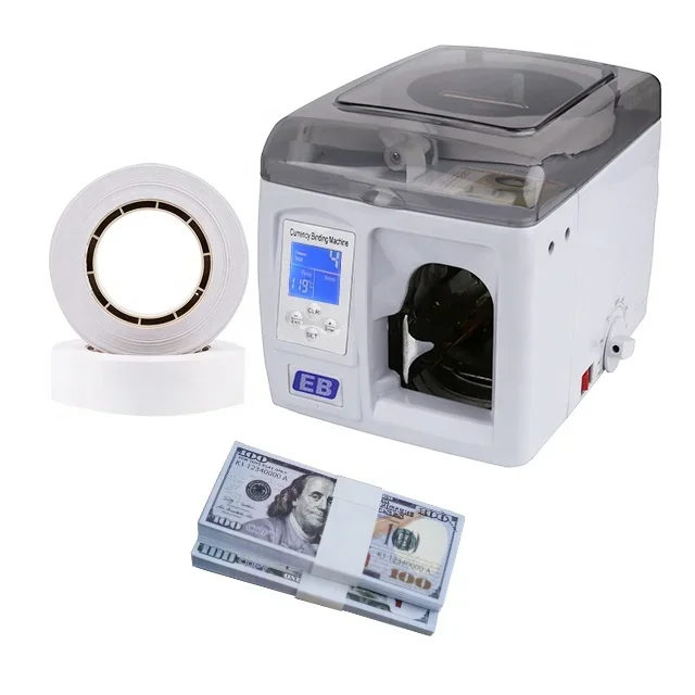 JB-210 Automatic Smart Currency Binder With High Quality Money Binder Easy Operation Banknotes Binding Machine