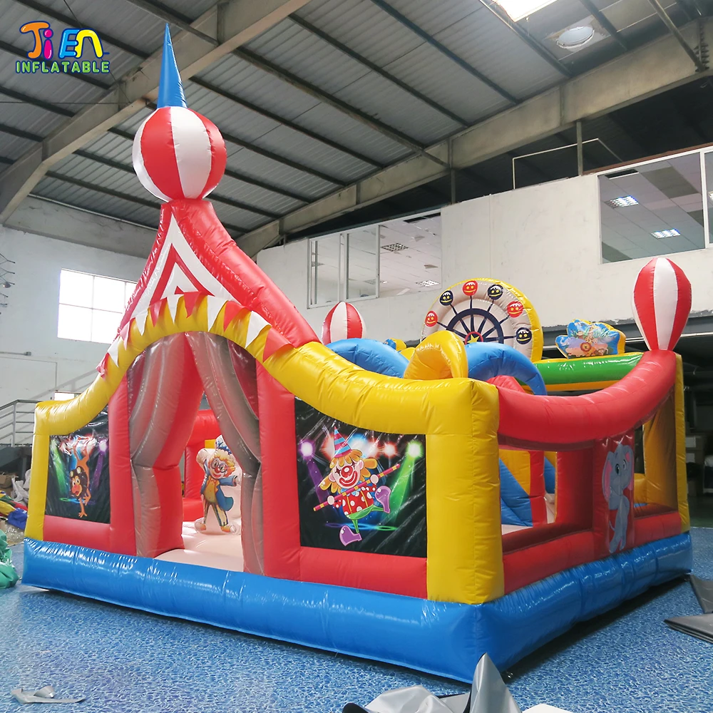 free ship to sea port! inflatable bouncer slide combos / inflatable bounce house castle / giant 5*5m inflatable jumping house