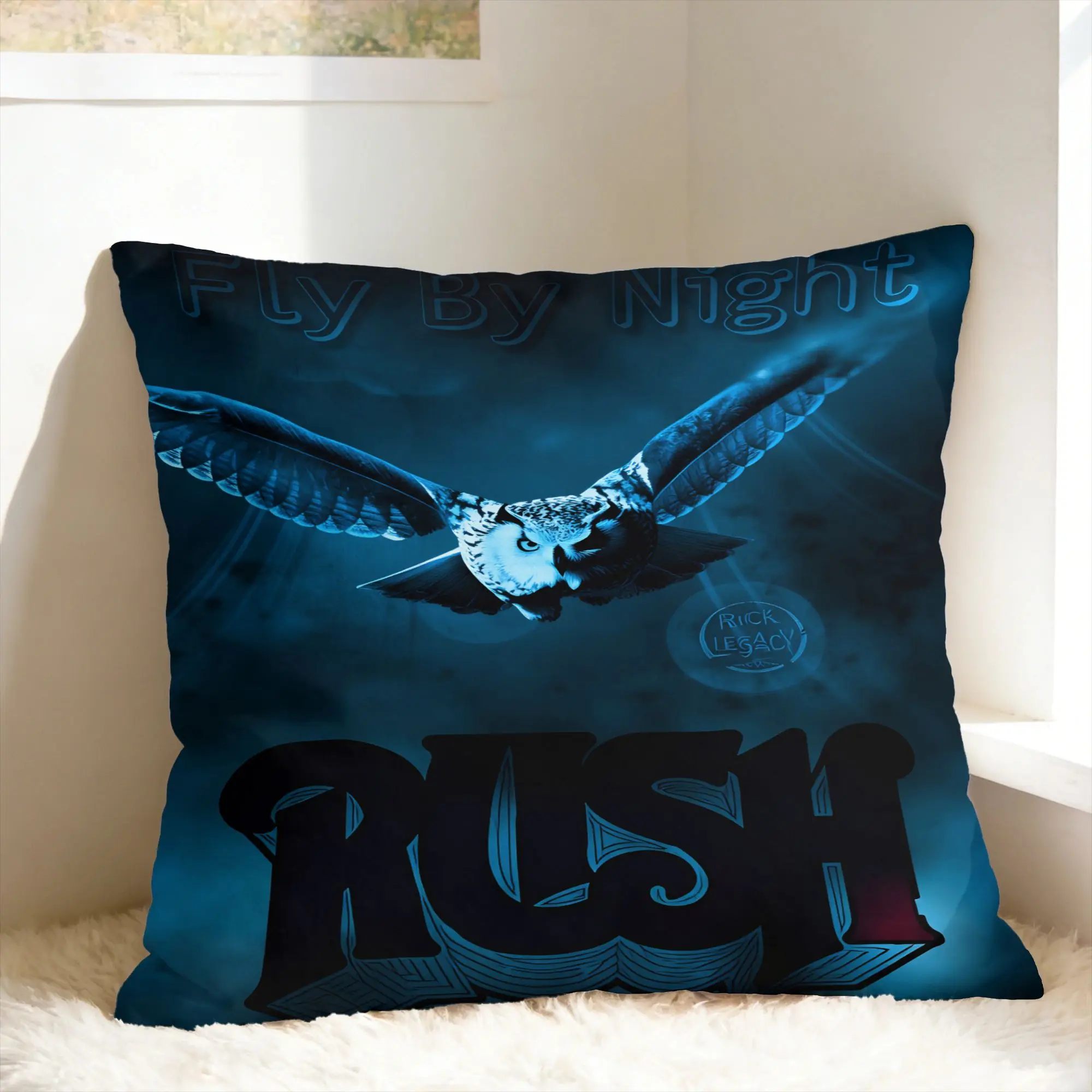 Rush Band Pillow Case  Fashion Pillow Cover Soft Pillowcases For Office Car Home Decor