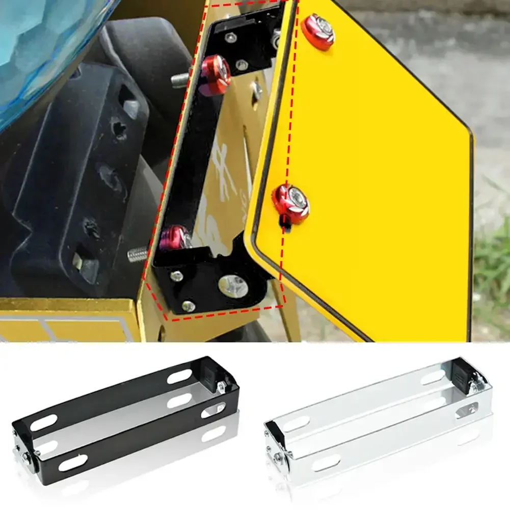 Adjustable Motorcycle Retrofit License Plate Frame License Plate Holder Bracket Motorcycle Accessories 7 Colors Universal