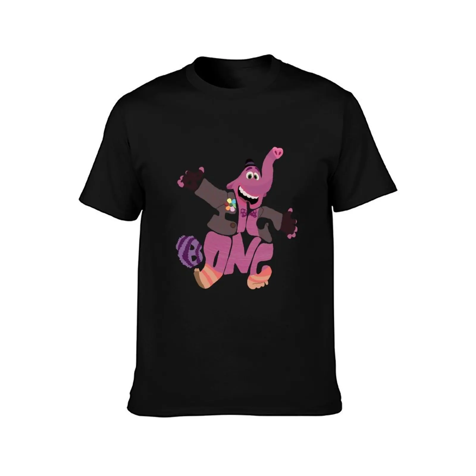 bing bong T-Shirt, Summer Casual Cotton Tee, Oversized Streetwear Tops, Vintage Graphic Print, Loose Fit Short Sleeve