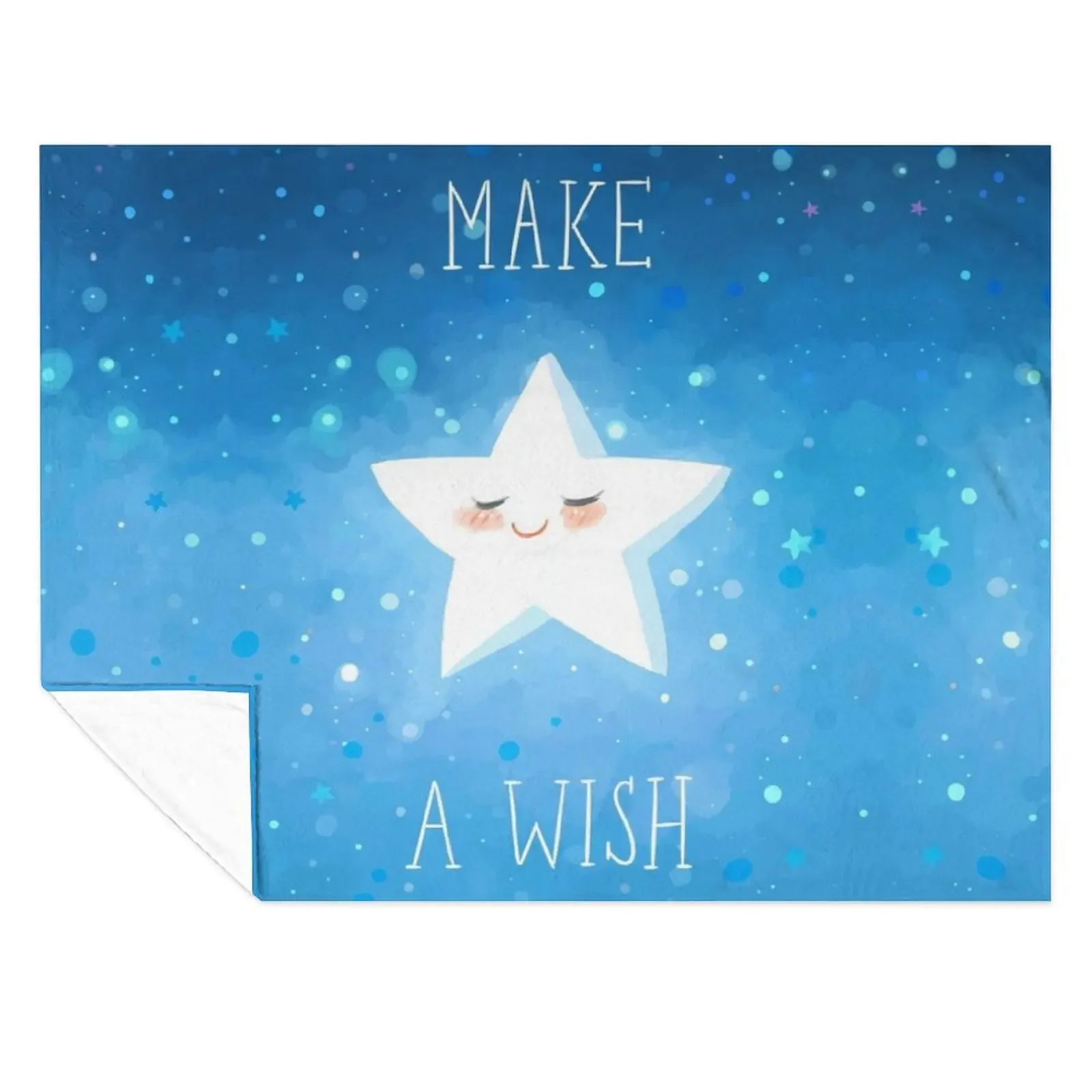 

Make a Wish Throw Blanket Summer manga Soft Cute Blankets