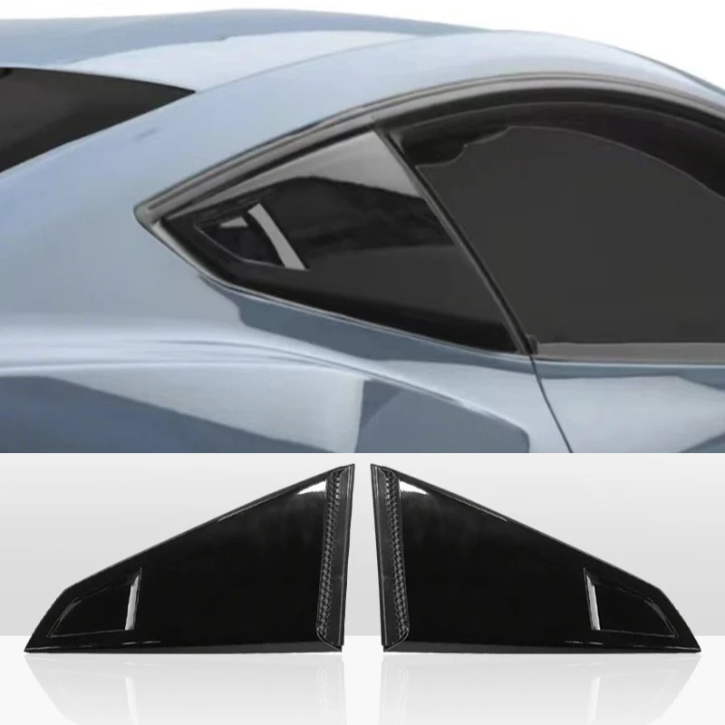For Ford Mustang 2024 Triangle Window Louver Side Vent Spoiler Exterior Decoration Car Styling Auto Accessories Modification