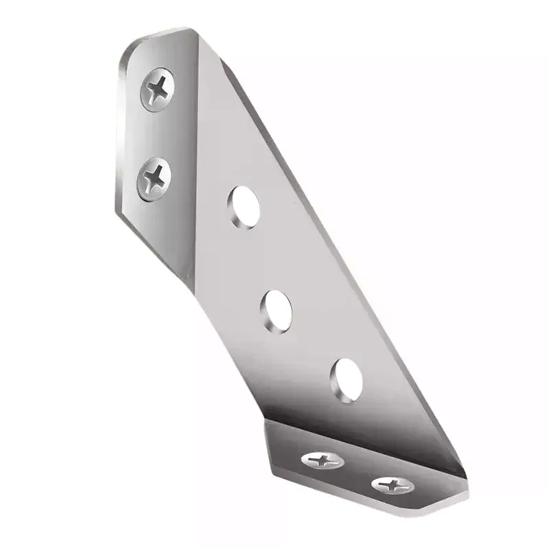 Stainless Steel Corner Bracket Heavy Duty Support With Free Mounting Screws