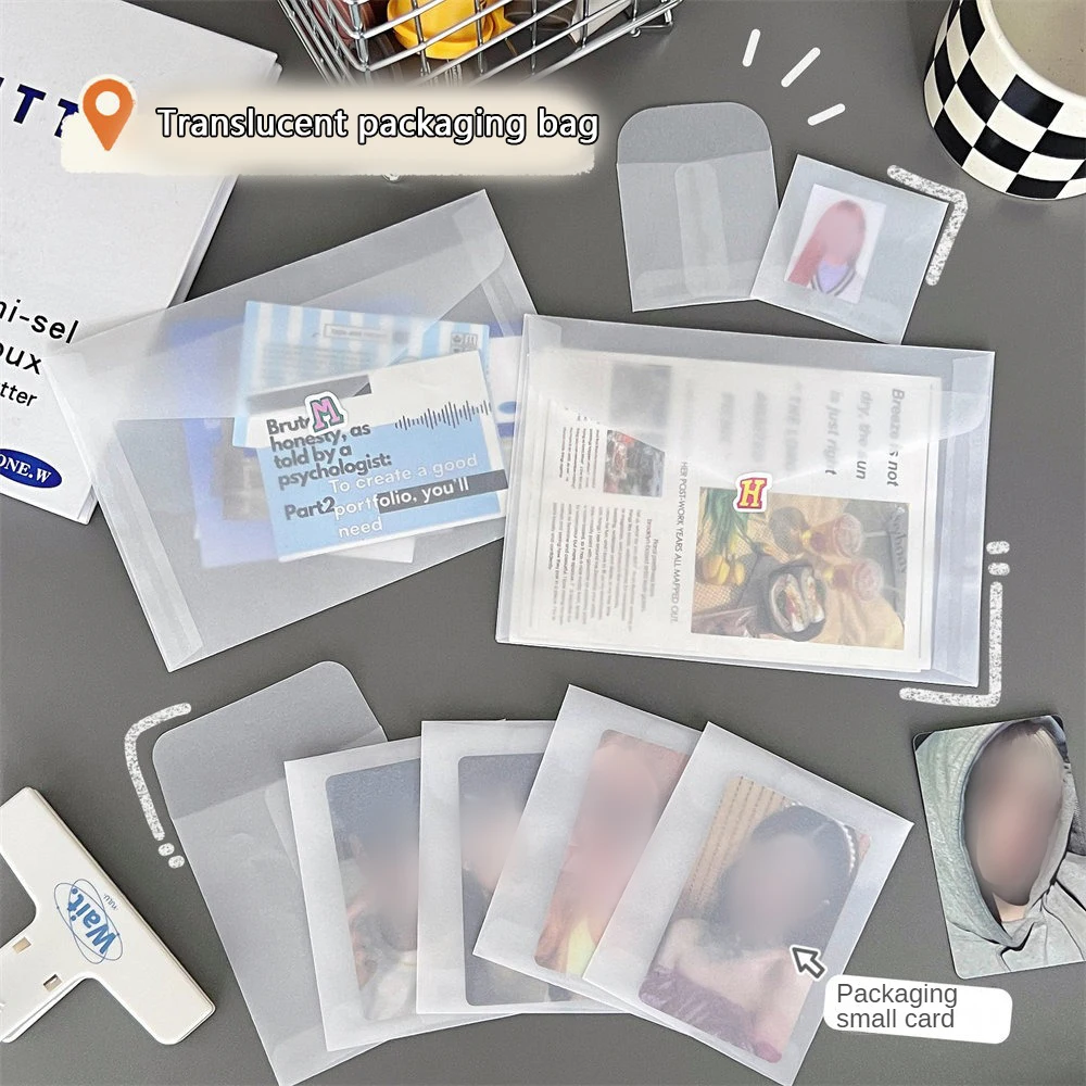 lot Custom Envelope Semi-transparent Sulfuric Acid Paper Envelopes Set Vintage Wedding Invitation Envelopes For Cards