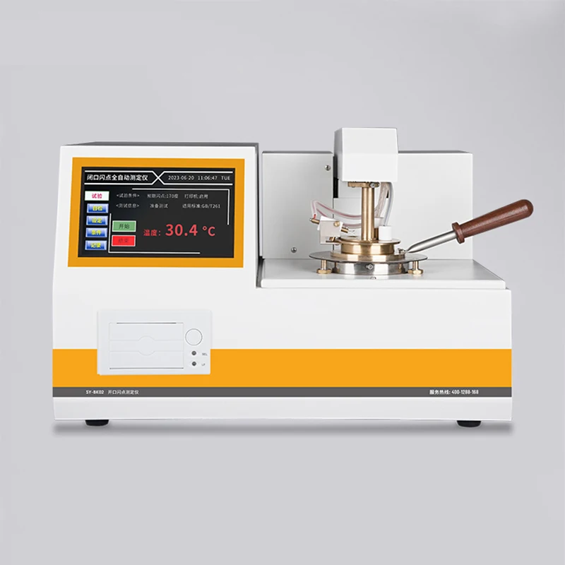 Fully automatic closed flash point tester Petroleum diesel lubricant flash point tester oil product oil testing