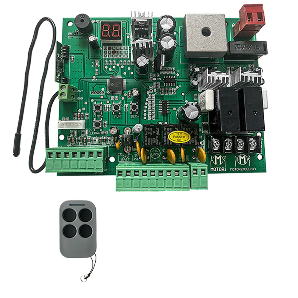 DC 24V PCB Board for Automatic Double Arms Swing Gate Opener Control Board Panel Smart Control Center System Replace Fittings