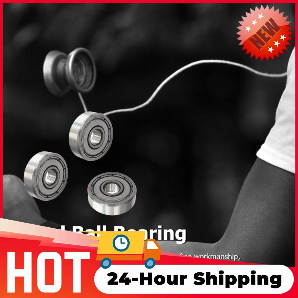 10pcs Miniature Ball Bearing 5x16x5mm 625ZZ Small Bearing Deep Groove Silent Small Bearing Carbon Steel for Skateboard Scooter