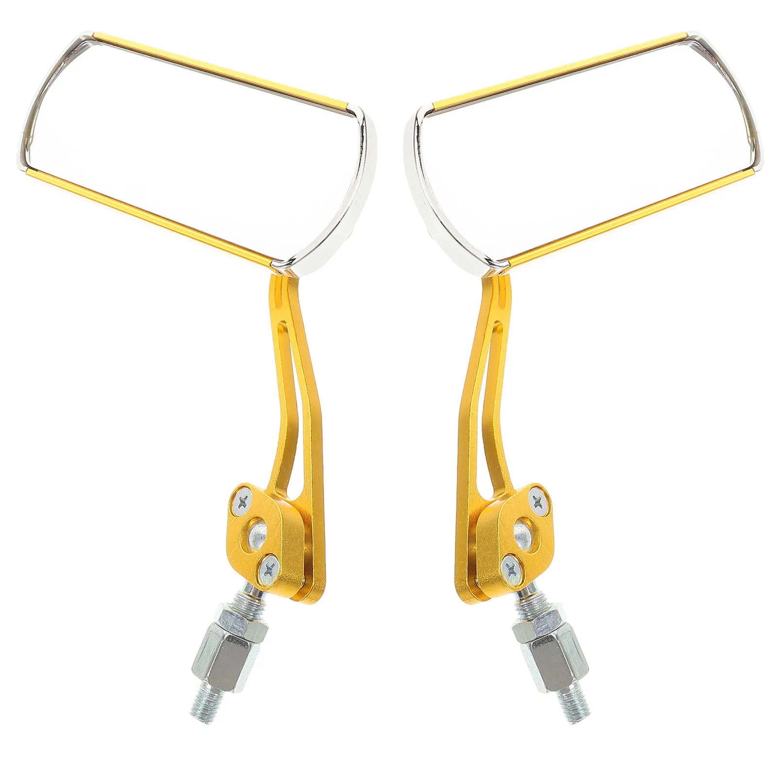 

2Pcs Bike Mirrors for Electric Scooter and Bicycle Wide Angle Rear View Mirror Set Easy Install Mountain Bike Accessories Adults