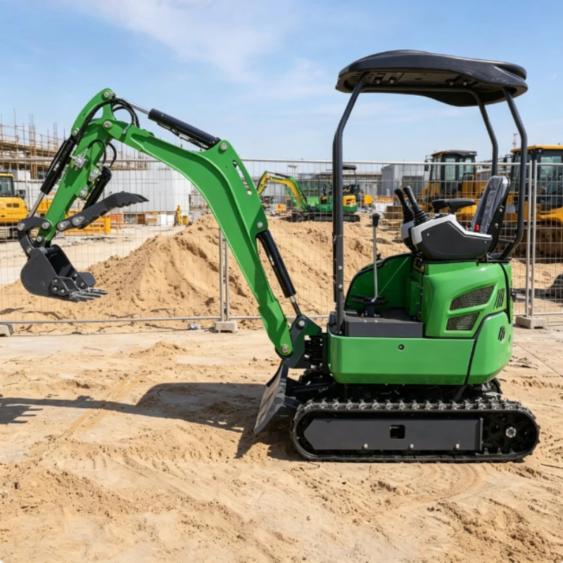 2 Ton Cab Type Mini Excavator EPA Engine with Multiple Buckets for Farm Work Municipal Engineering Demolition