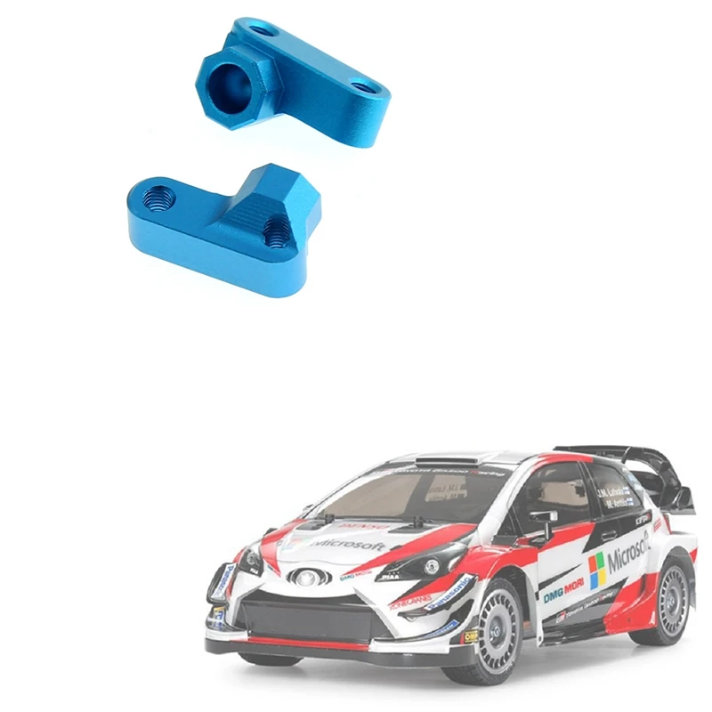 2 pçs metal traseiro separado braço de suspensão montagem para tamiya XV-01 xv01 1/10 rc carro upgrades peças acessórios