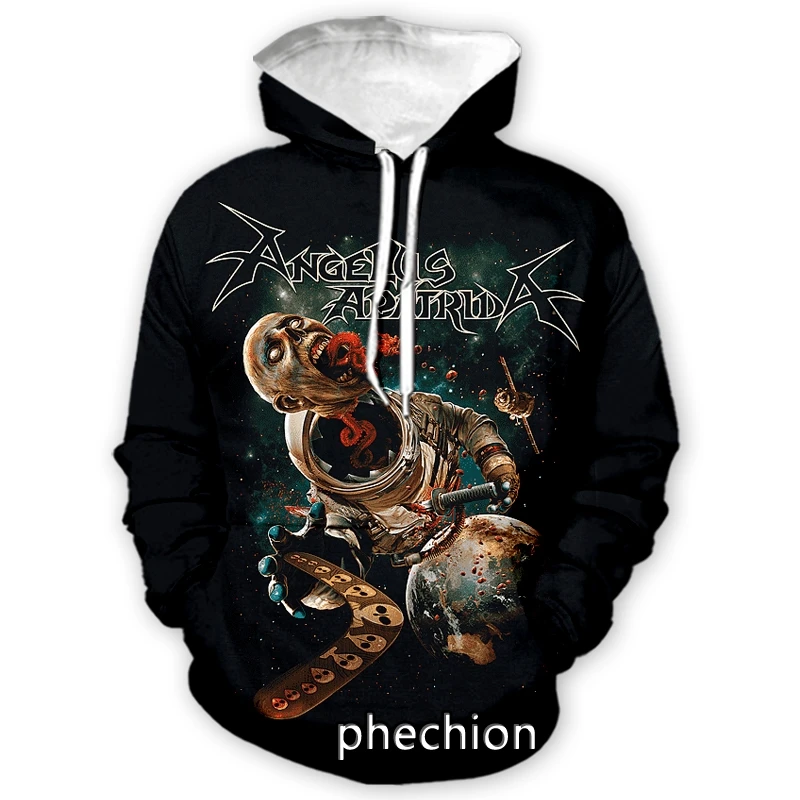 

Модные мужские/женские толстовки phechion с длинным рукавом и 3D-принтом Angelus aptribe Band, мужские спортивные пуловеры A157