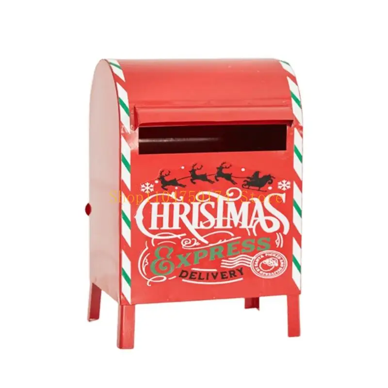Iron Holiday Mailbox Decoration for Shelf and Windowsill Displays Top Sale