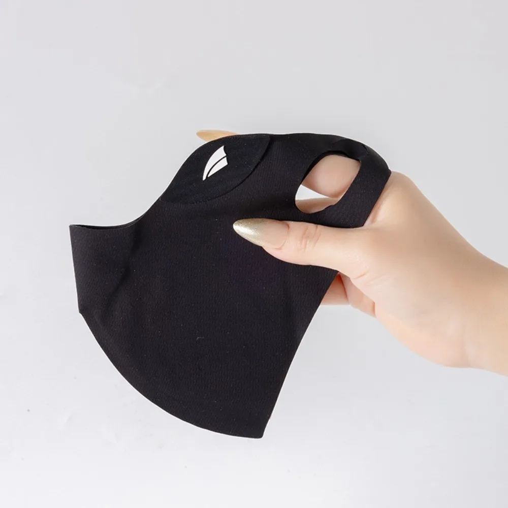 Nieuw ademend ijszijdemasker anti-uv wasbaar zonnebrandmasker stofdichte gezichtsbedekking sjaal unisex