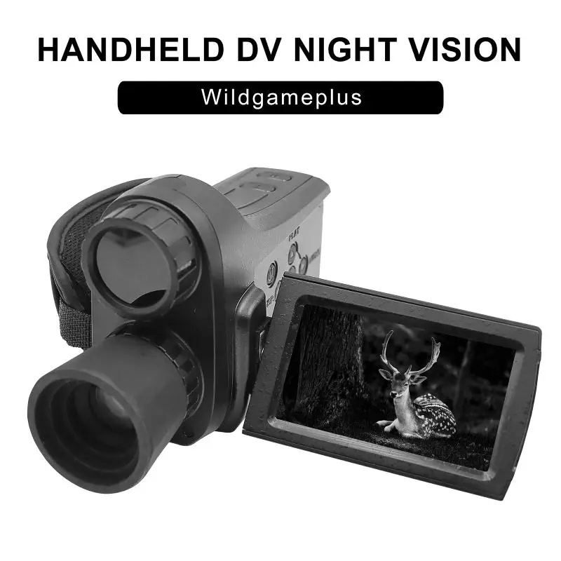 Wildgameplus NV2186 Handheld DV Night Vision Device 8X Digital Zoom Full Dark 600M Scope Infrared Telescope For Hunting Camping