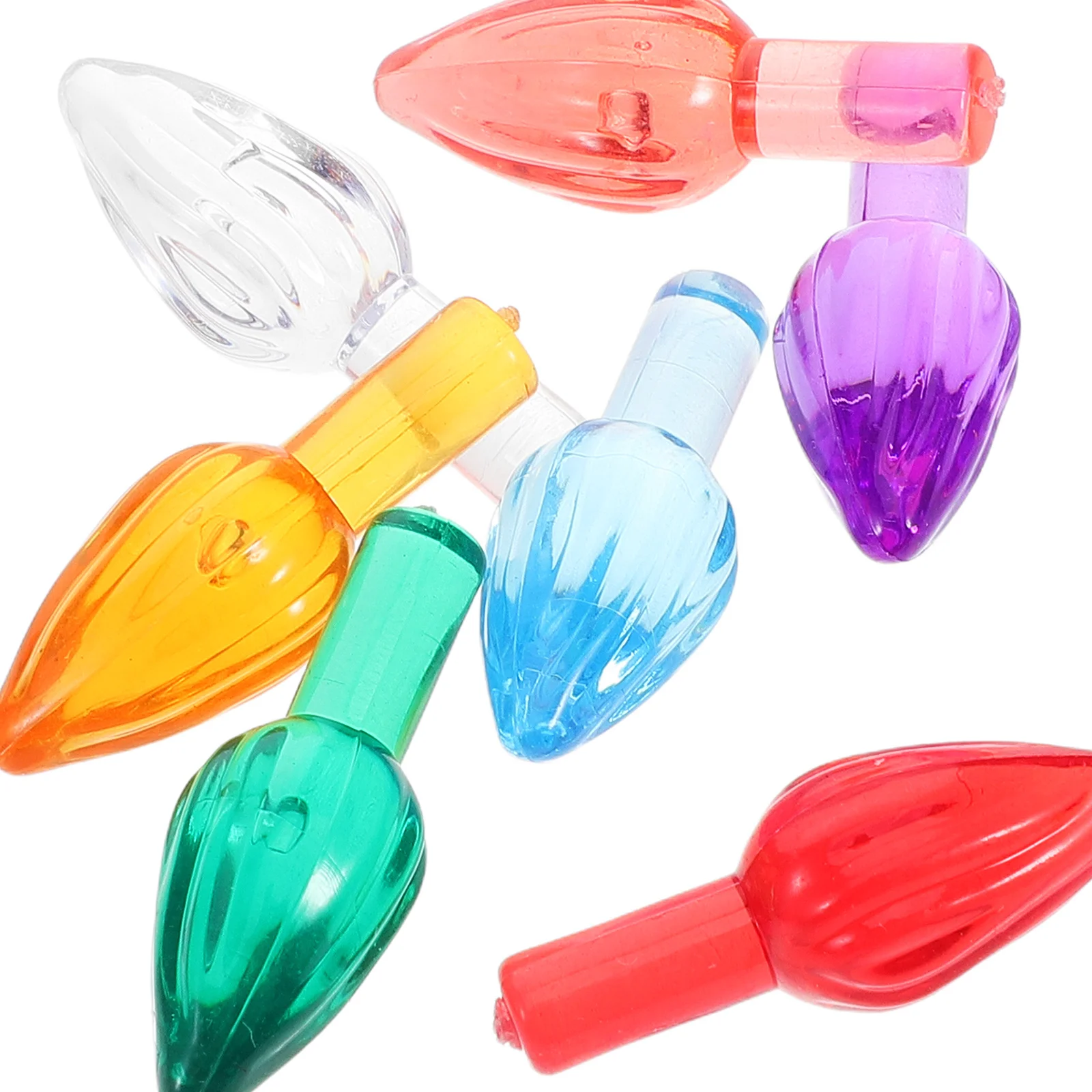 1 مجموعة متعدد الألوان عطلة سلسلة ضوء استبدال المصابيح البلاستيكية فناء في الهواء الطلق جارلاند ديكور مشرق عيد الميلاد #3