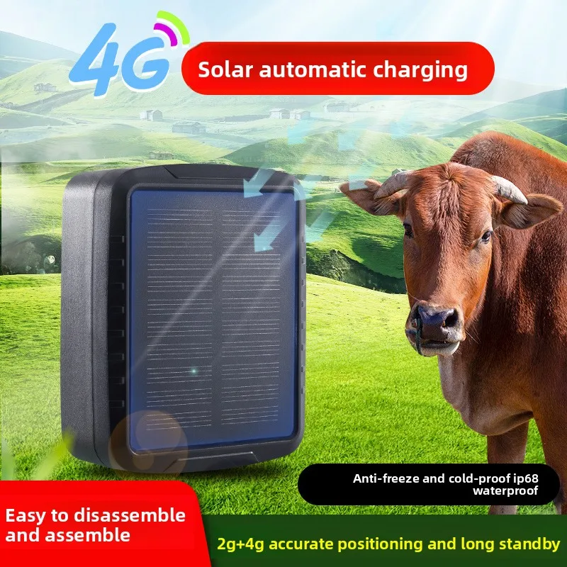 

Cattle and Sheep Locator Tracker GPS Solar Locator Remote Tracking in Mountainous Areas Special for Grazing Pet Products
