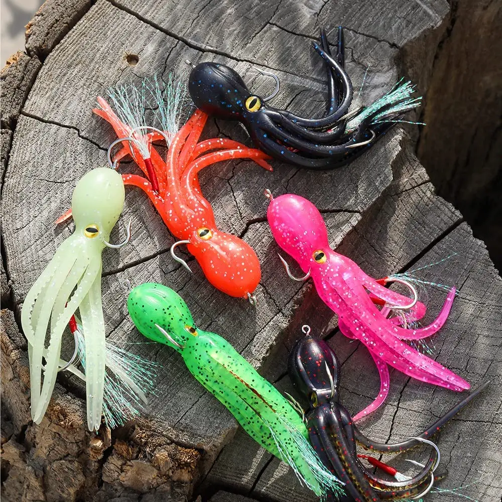 PROBEROS Soft Squid Fishing Bait Lure 21g Lifelike Octopus Swimbait Large  Simulation Ocean Fishing Trolling Jig Lures Saltwater - AliExpress 18